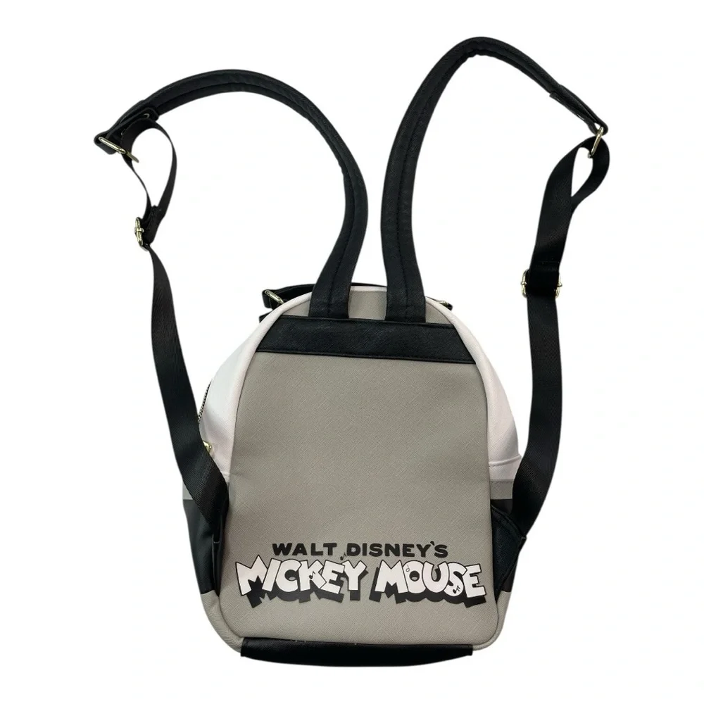 Disney Parks Loungefly Classic Black & White Mickey & Minnie Backpack NWT - Picture 2 of 6